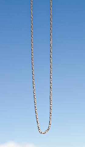 Oxidized Chain Sterling Silver Chain