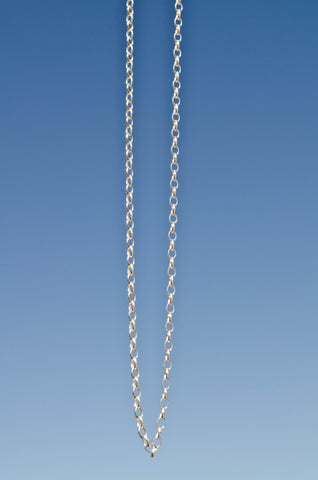 Sterling Silver long link Chain